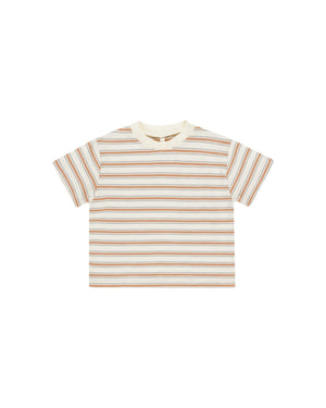 Relaxed Tee - Grapefruit Stripe