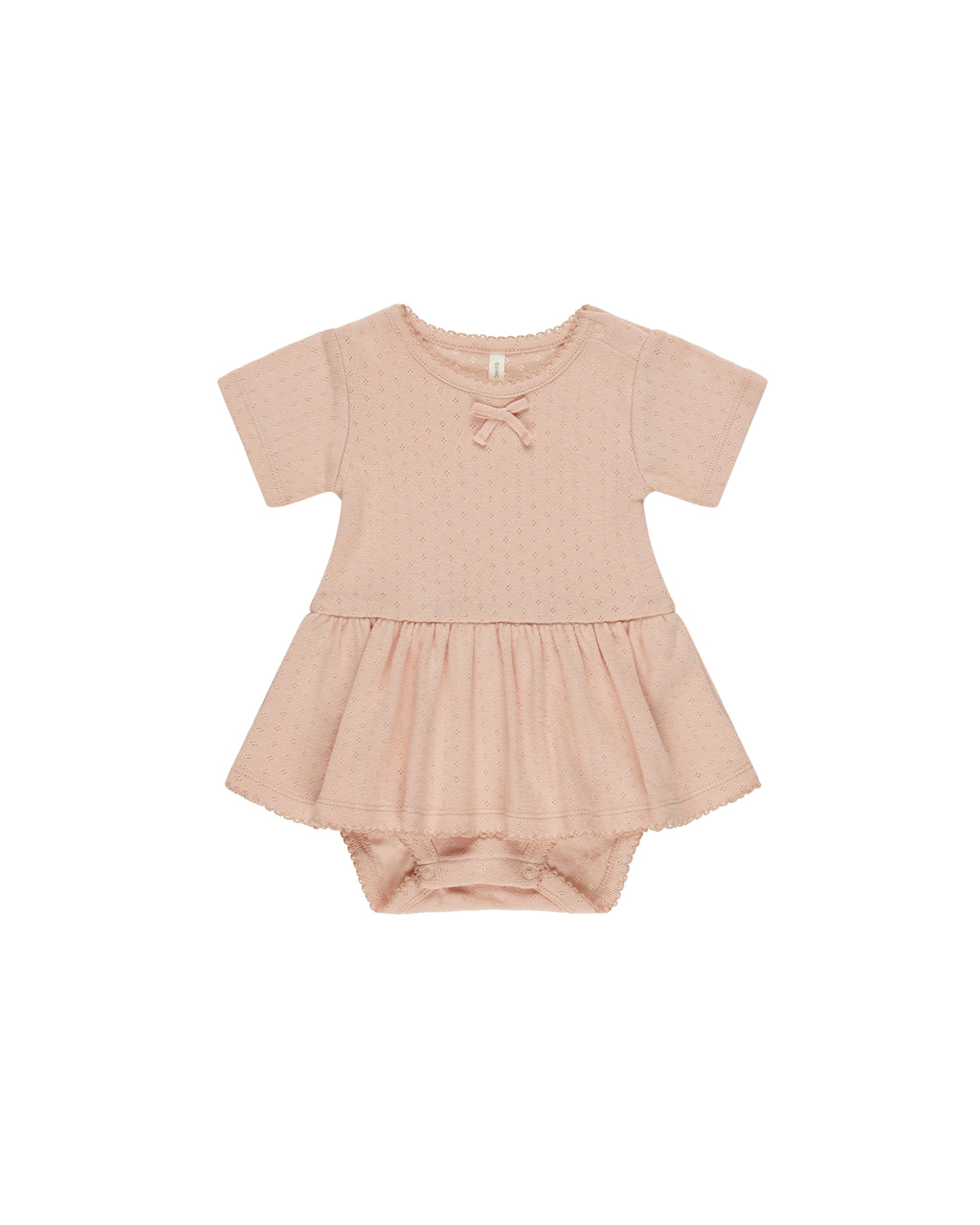 Pointelle Skirted Bodysuit - Melon