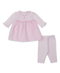Pink Ready to Dance Dress & Pant Set