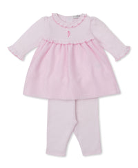 Pink Ready to Dance Dress & Pant Set