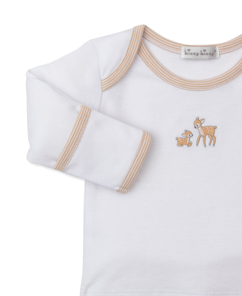 Forest Fanfare Tan Stripe Pant Set