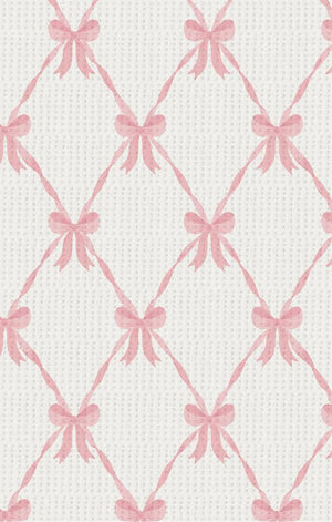 Ribbon Bow Trellis - Ruffle 2way Zip Footie