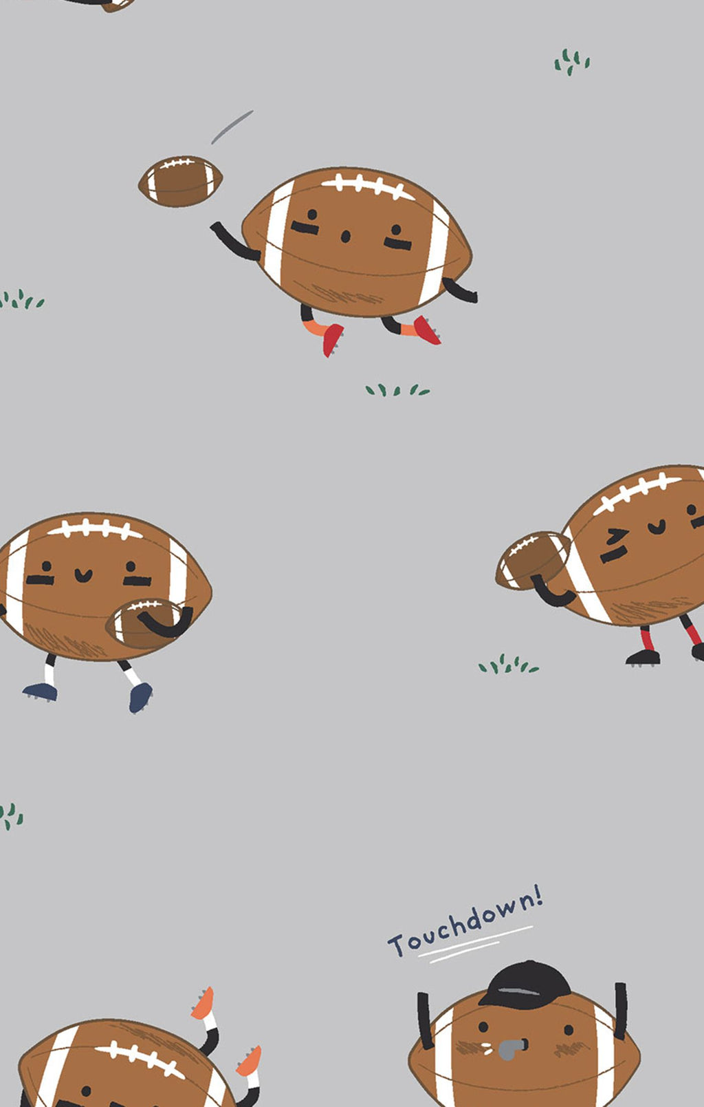 Footballs Playing Football - LS PJ Set