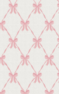 Ribbon Bow Trellis - Bamboo Swaddle Blanket