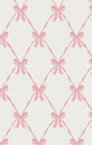 Ribbon Bow Trellis - Bamboo Swaddle Blanket