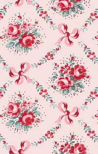 Rose Bow Lattice - Peter Pan 2 Way Zipper