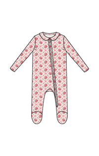 Rose Bow Lattice - Peter Pan 2 Way Zipper