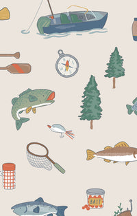 Fishing Things - L/S Henley Top & Waffle Jogger