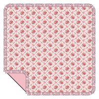 Rose Bow Lattice - Ruffle Blanket