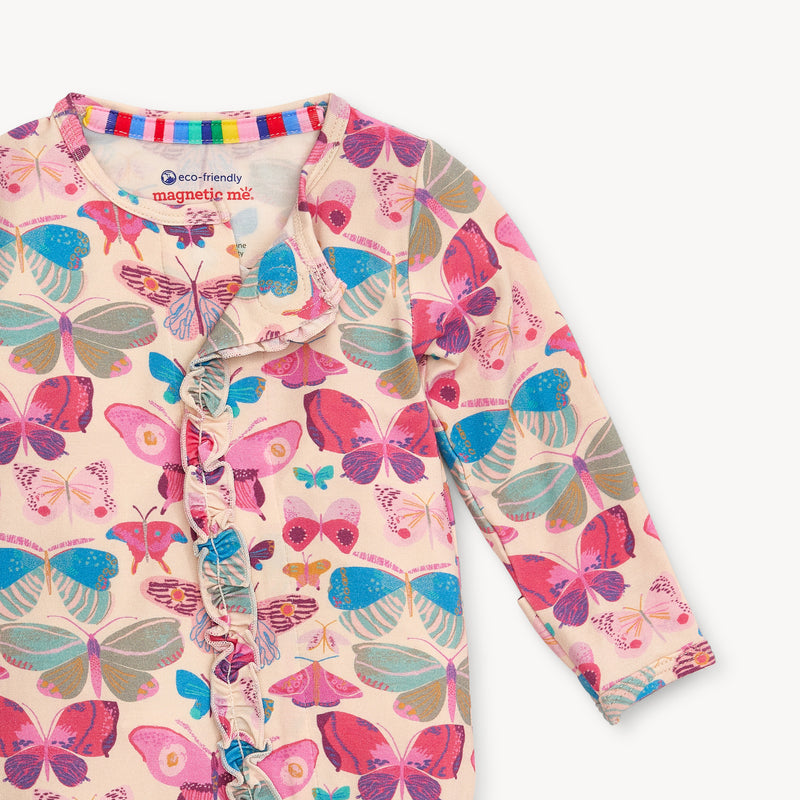 All A-Flutter Modal Magnetic Ruffle Footie