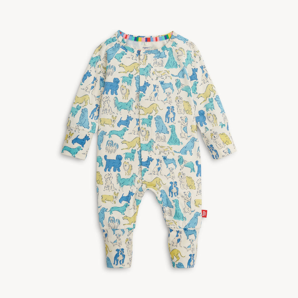 Blue It's A Paw-ty - Modal Magnetic Convertible Coverall