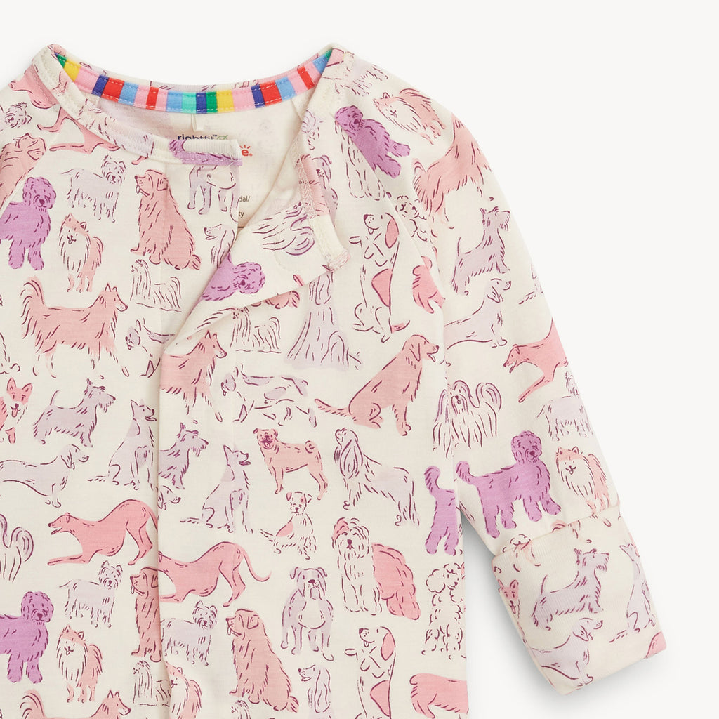Pink It's A Paw-ty - Modal Magnetic Convertible Coverall