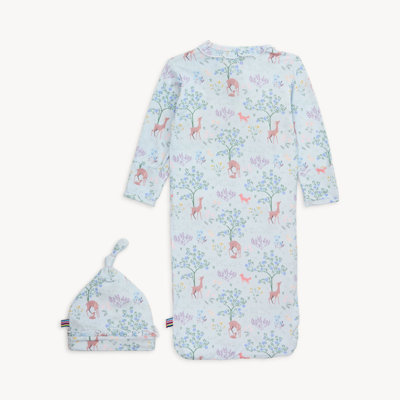 Love You Deerly - Modal Magnetic Cozy Sleeper Gown & Hat Set