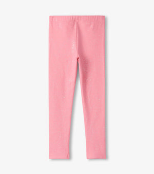Flamingo Pink Cozy Leggings - Hot Melt