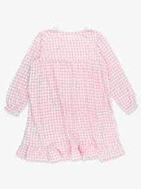 Pink Gingham - Pajama Nightgown