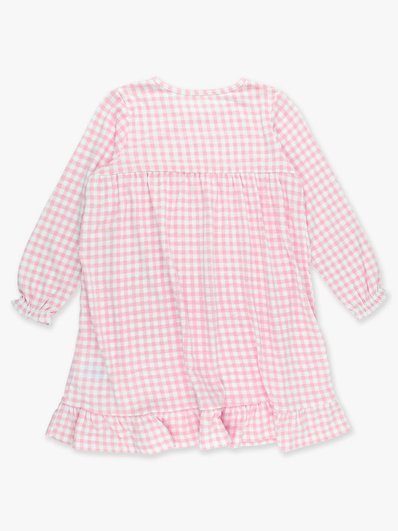Pink Gingham - Pajama Nightgown
