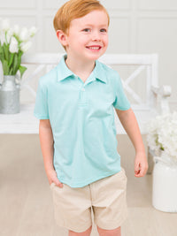 Khaki Stretch Chino Shorts