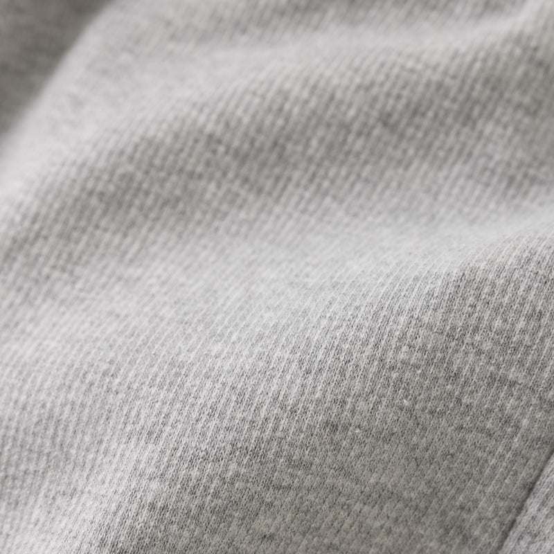 Light Grey Melange Rib Pants