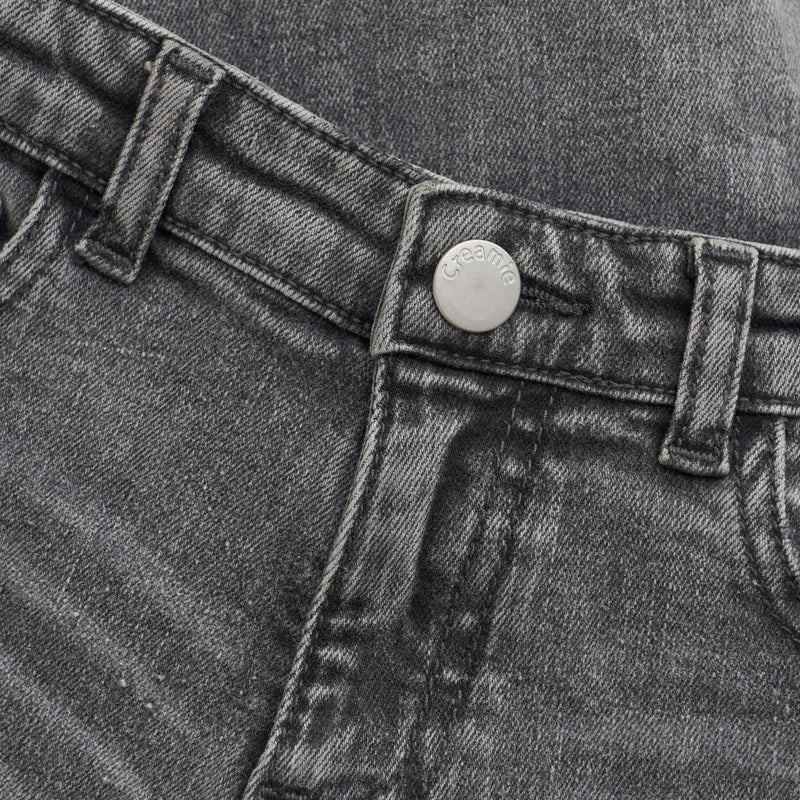 Light Grey Denim Wide Fit Jeans
