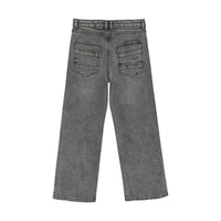 Light Grey Denim Wide Fit Jeans