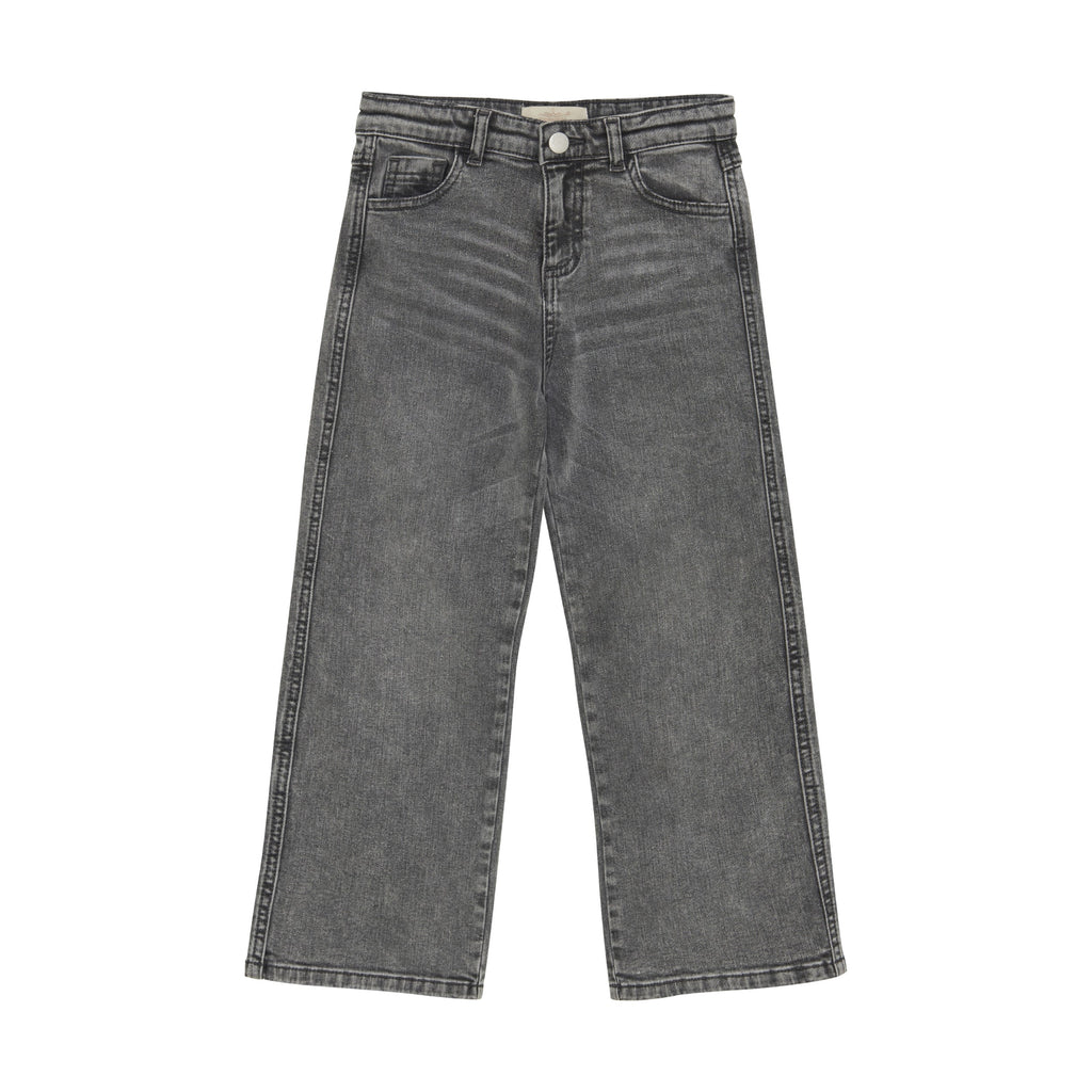 Light Grey Denim Wide Fit Jeans