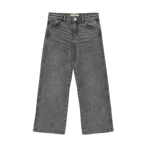 Light Grey Denim Wide Fit Jeans