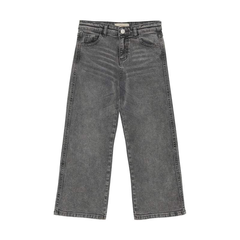 Light Grey Denim Wide Fit Jeans