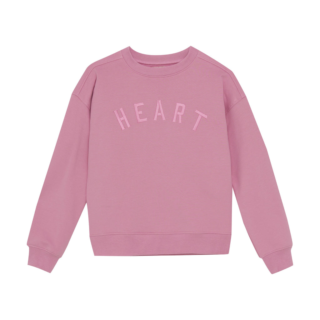 Heart - Wild Rose Pink Sweatshirt