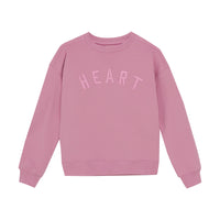 Heart - Wild Rose Pink Sweatshirt