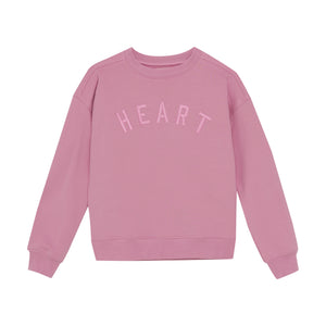 Heart - Wild Rose Pink Sweatshirt