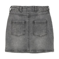 Light Grey Denim Skirt