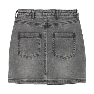 Light Grey Denim Skirt