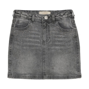 Light Grey Denim Skirt