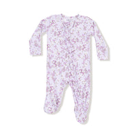 Sweet Dream Florals - Ruffle 2way Zip Footie