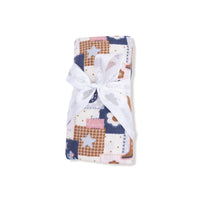Patchwork Cowgirl Organic Cotton Swaddle Blanket