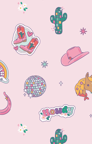 Disco Cowgirl - LS PJ Set