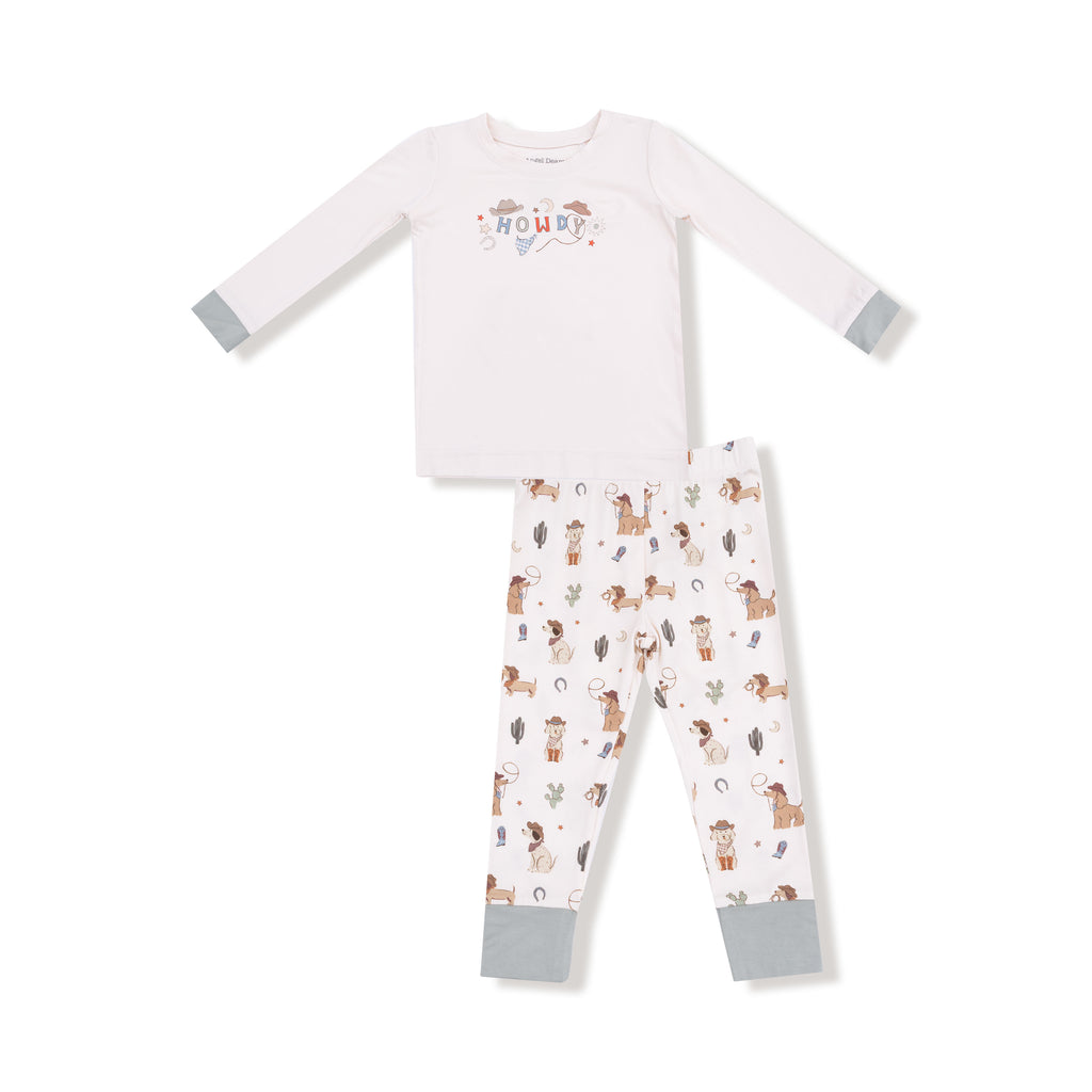 Cowboy Dogs - LS Loungewear Set