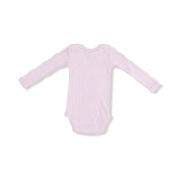 Patchwork Cowgirl - Smocked Overall & Pin Ribbed LS Bodysuit Set