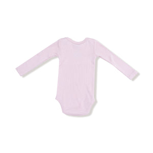 Patchwork Cowgirl - Smocked Overall & Pin Ribbed LS Bodysuit Set