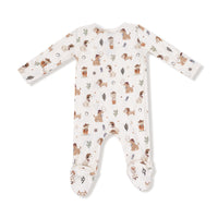 Cowboy Dogs - 2 Way Zipper Footie