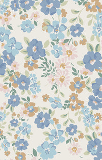 Sweet Rose Calico - Ruffle 2way Zip Footie