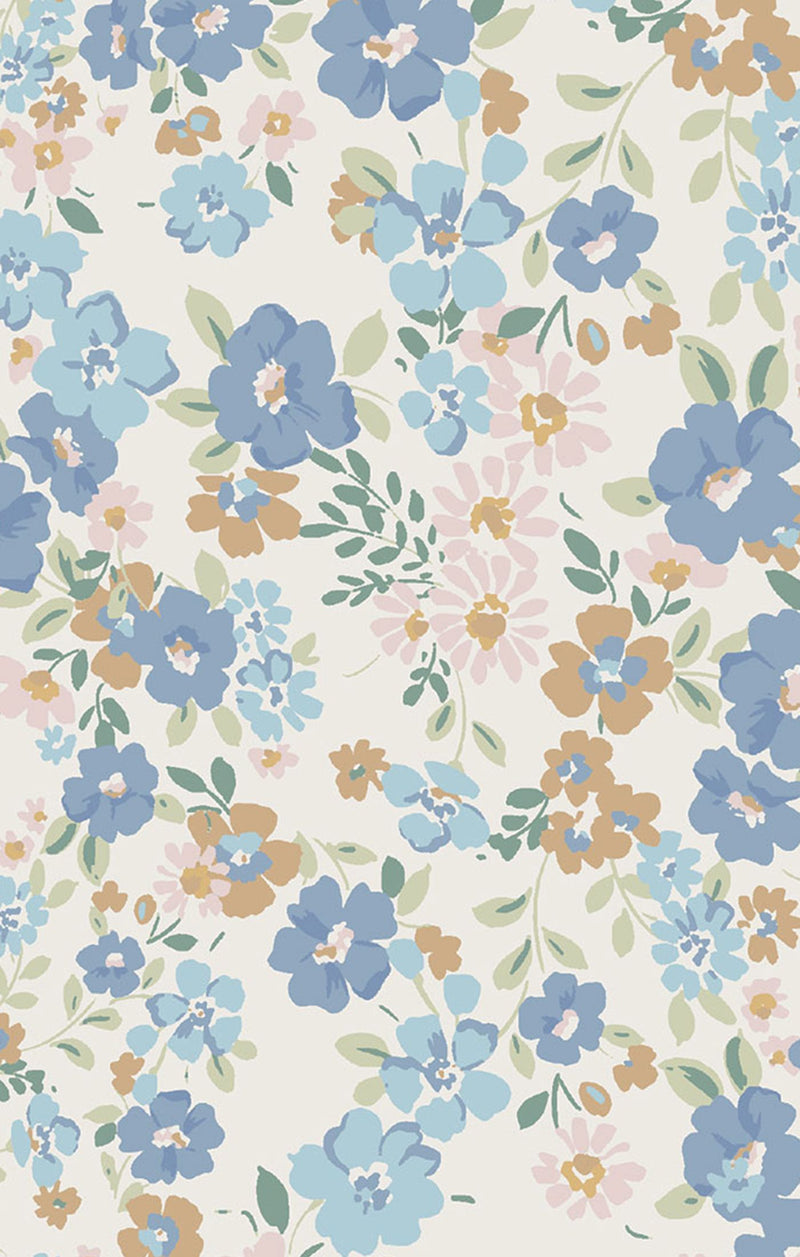 Sweet Rose Calico - Ruffle 2way Zip Footie
