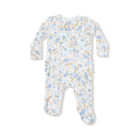 Sweet Rose Calico - Ruffle 2way Zip Footie