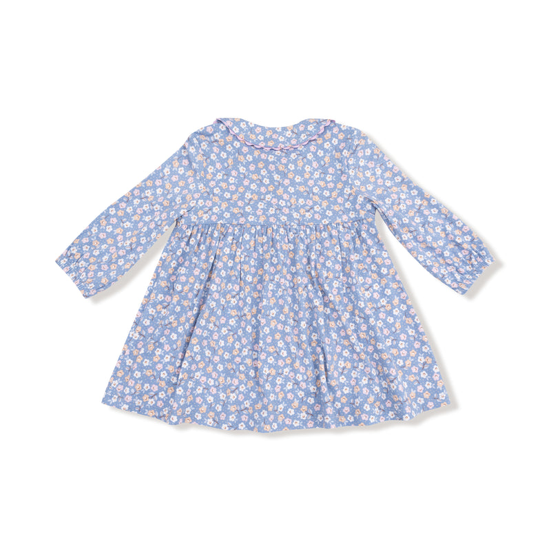 Country Calico - Jill LS Dress with Ric Rac