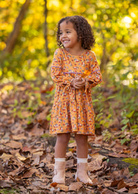 Olivia Dress - Yellow Ochre