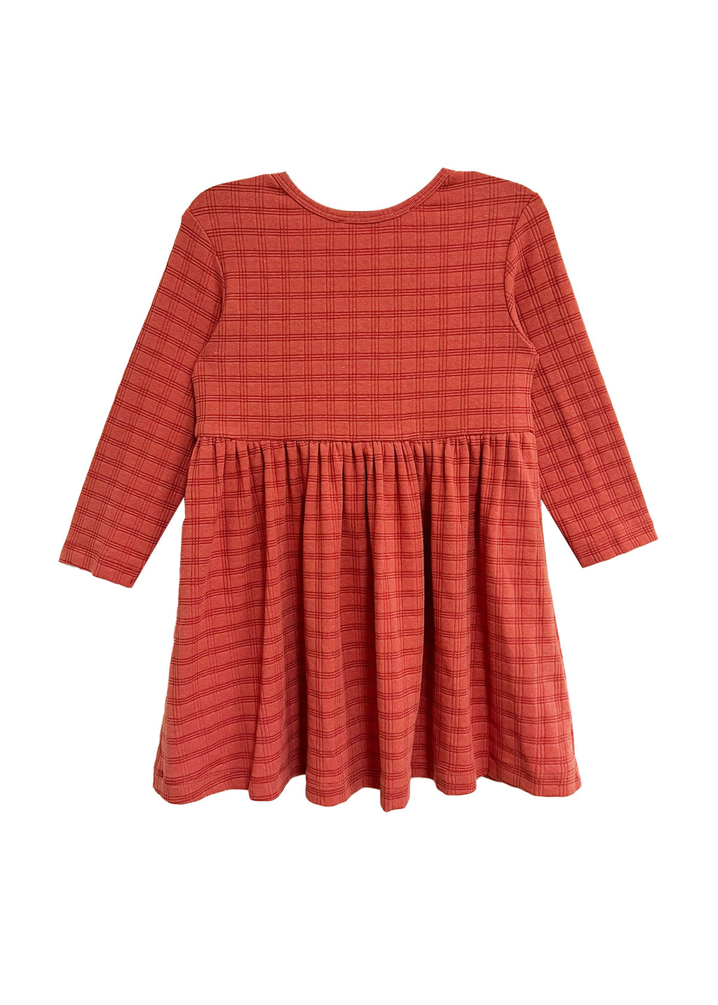 Tea Party LS Dress - Red Plaid