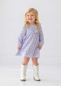 Lana Dress - Purple Flowers