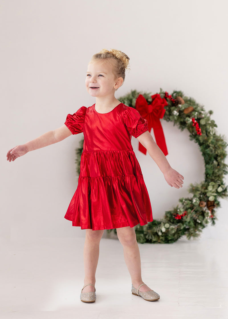 Ruby Red SS Dress