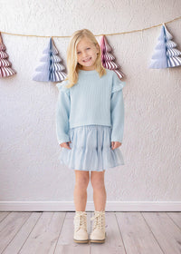 Tutu in the Clouds 2 Piece Set - Blue