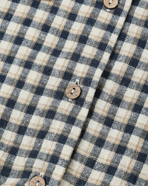 Prairie Blouse - Navy Check